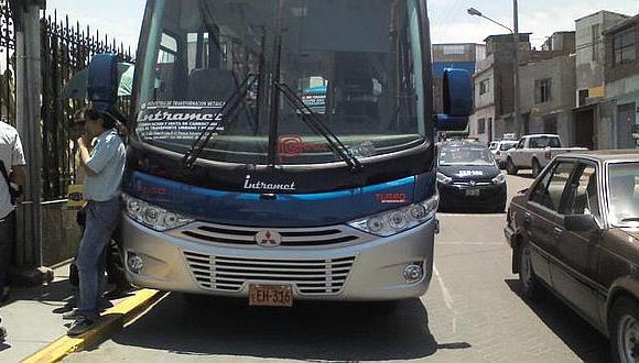 Delincuentes fingen ser pasajeros y asaltan bus interprovincial en Huacho