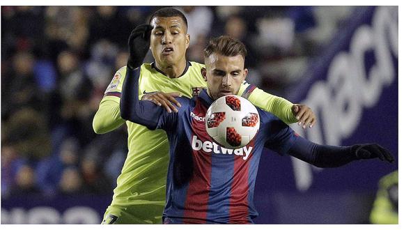 ​Levante derrotó 2-1 a Barcelona en la Copa del Rey (VIDEO)