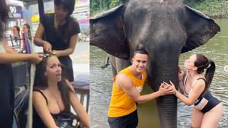 Melissa Klug es grabada sin darse cuenta por Jesús Barco en pleno viaje a Tailandia: “todo mi sueldo se ha ido acá” (VIDEO)