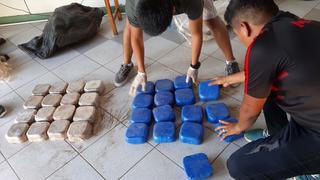 Tres hombres caen con 24 kilos de alcaloide de cocaína en Cusco