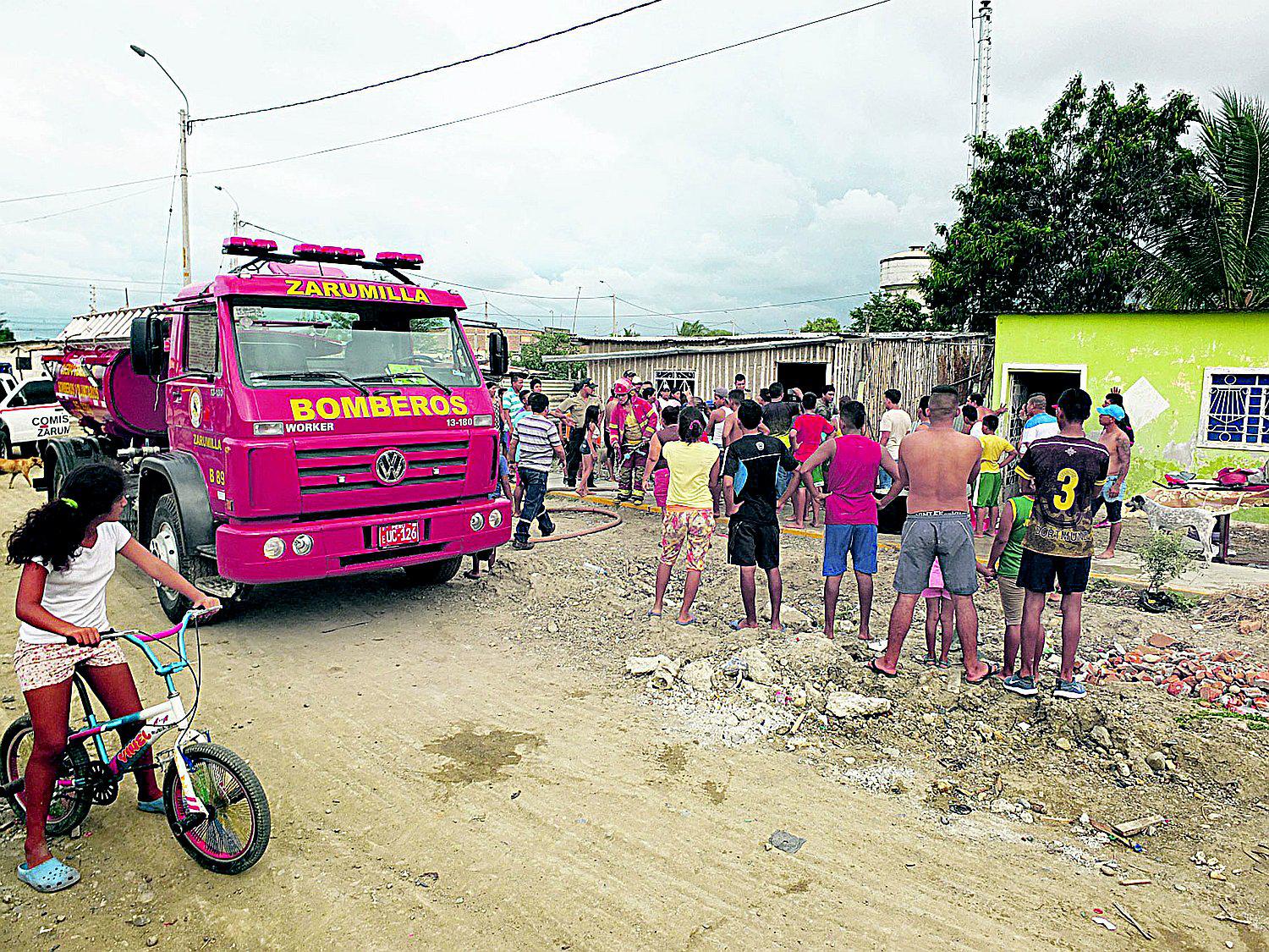 Amago de incendio provoca daños materiales en vivienda