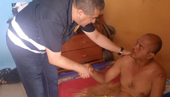Ciudadano de nacionalidad colombiana cayó en manos de una banda de trata de personas. Durante operativo se arrestó a nueve presuntos delincuentes. (Foto: PNP)