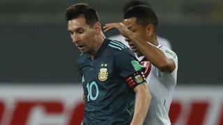 Perú pierde ante Argentina por las Eliminatorias Qatar 2022