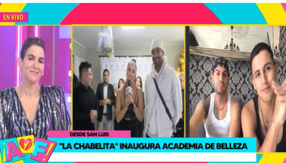 Gigi Mitre le preguntó a Alejandro Pino, durante la inauguración de la escuela de Isabel Acevedo, si era cierto el rumor de un supuesto romance con Choca Mandros