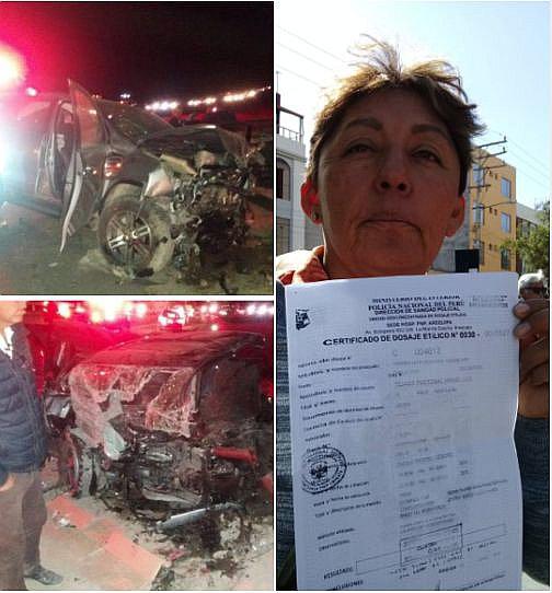 Fiscalía solicitó contraprueba de dosaje etílico para sujeto que habría ocasionado accidente 