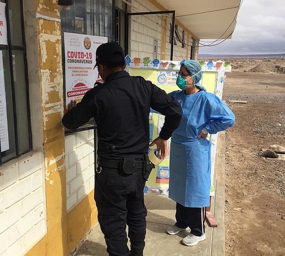 Policías auxilian a mujer con patrullero y hacen nacer bebé en cuarentena