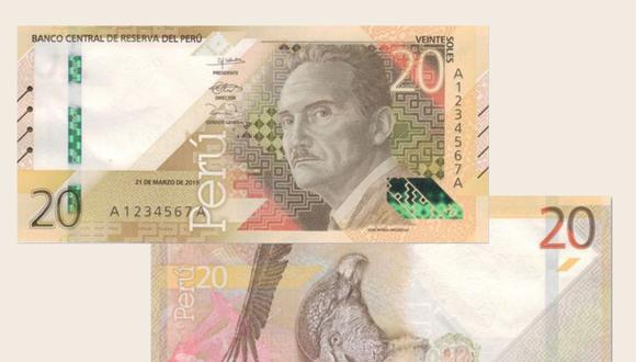 José María Arguedas es la figura de los nuevos billetes de S/ 20 que están en circulación desde el miércoles 20 de julio (Foto: BCR)