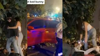 Dueño de carro que fue destrozado por fans de Bad Bunny pide ayuda para encontrar a responsables (VIDEO)