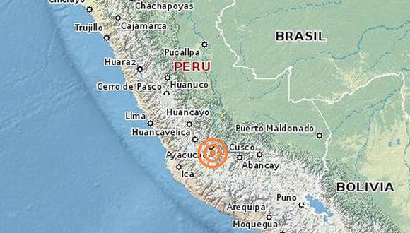 Se reportó sismo en Ayacucho esta madrugada