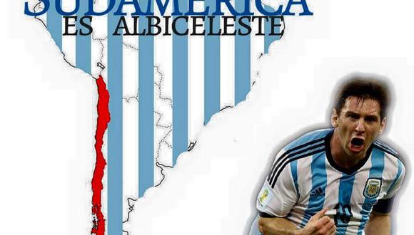 Argentina vs. Chile: Sudamérica arenga a favor de la 'albiceleste'