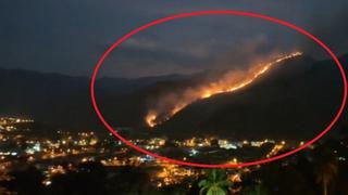 Se reporta incendio forestal de gran proporción en Chanchamayo (VIDEO)