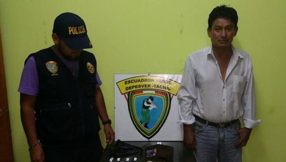 Reincidente vuelve a caer vendiendo drogas en el cercado de Tacna