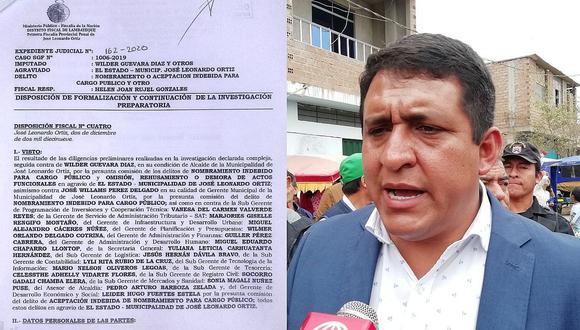 Alcalde Wilder Guevara y 16 de sus exfuncionarios son investigados por la Fiscalía