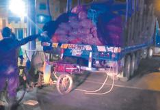 Chimbote: Frustran robo de carga de tráiler en la avenida Aviación