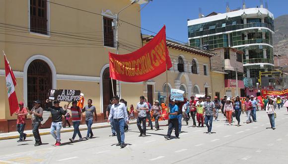 ​Divisiones en los gremios sindicales de Huánuco