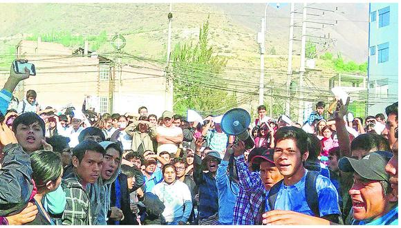 Huánuco: Toma de local de Unheval genera enfrentamientos