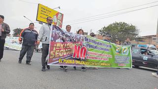 Población de Nuevo Chimbote se moviliza para exigir seguridad
