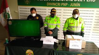 Policía interviene a hermanas que transportaban más de 28 kilos de alcaloide de cocaína en Junín