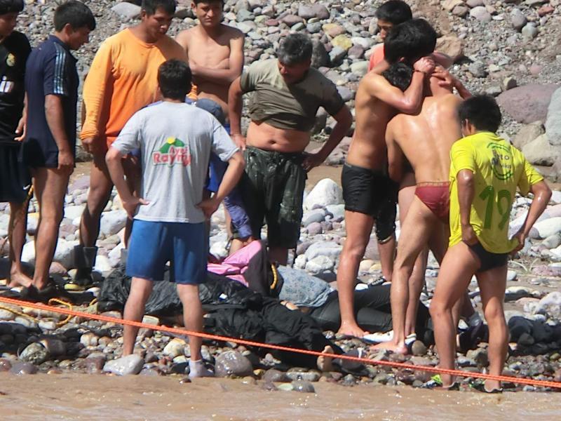 Dos tacneños mueren en las aguas del río Huarpa en Huancayo