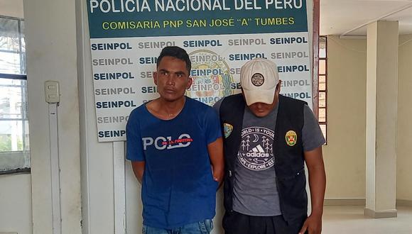 Según la Policía Nacional del Perú (PNP), Rafael Eduardo Torres Torres llevaba en su poder una bolsa con 323 envoltorios de Pasta Básica de Cocaína