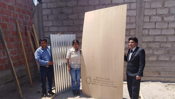 Municipalidad de Gregorio Albarracín brinda ayuda a familia que lo perdió todo