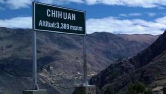 Existe un caserío con el nombre 'Chihuan' en Áncash (FOTO)
