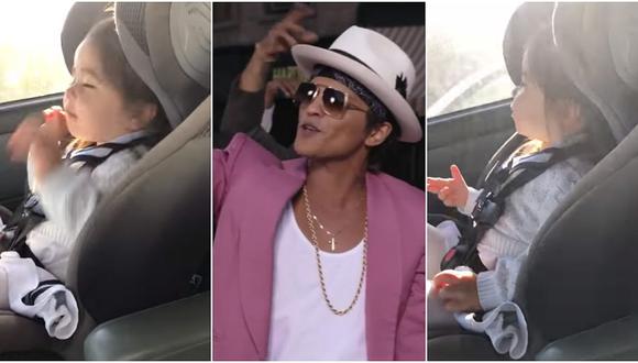 Bruno Mars: niña se emociona al escuchar "Uptown Funk" (VIDEO)
