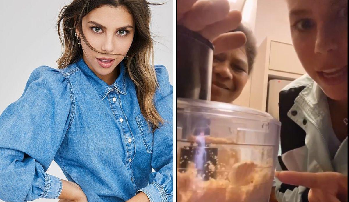 Alondra García Miró quiso mostrar sus dotes culinarios, pero fue criticada en redes. (@alondra García Miró)