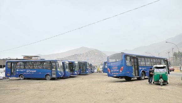 Corredor Azul: Buses invaden terreno del Rímac