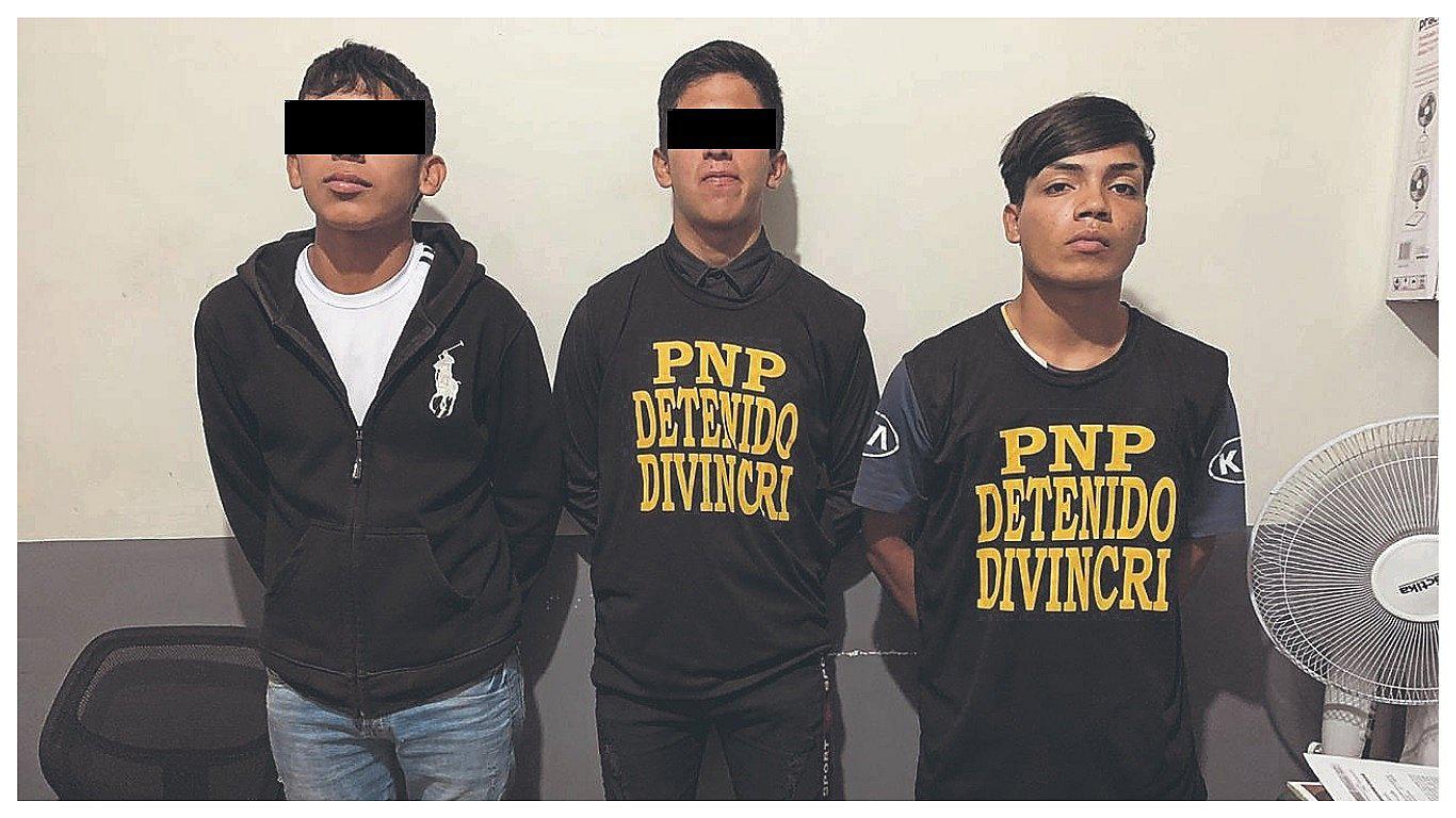 Atrapan a menores por participar en robo de celulares