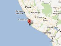 Sismo remeció Ica esta noche