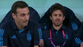 Lo más emocionante del partido: El DT de Argentina y su ayudante lloraron con los goles a México (VIDEO)