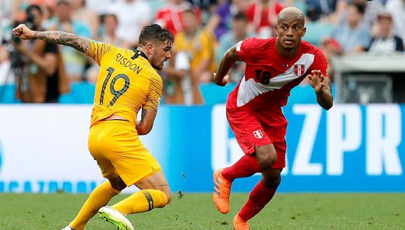 Perú vs Australia: André Carrillo fue elegido el mejor jugador del partido