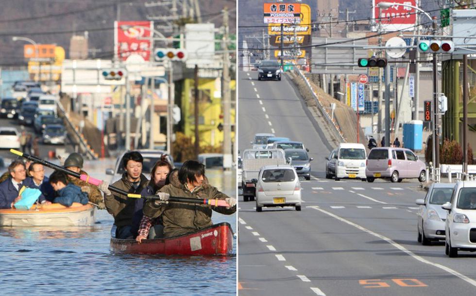A dos años del terremoto en Japón: imágenes del antes y después