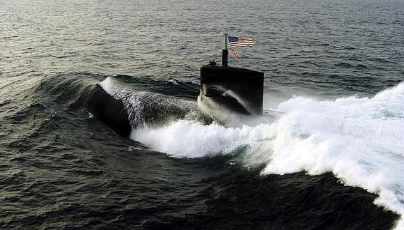 EEUU: ​Submarino nuclear con misiles choca con barco