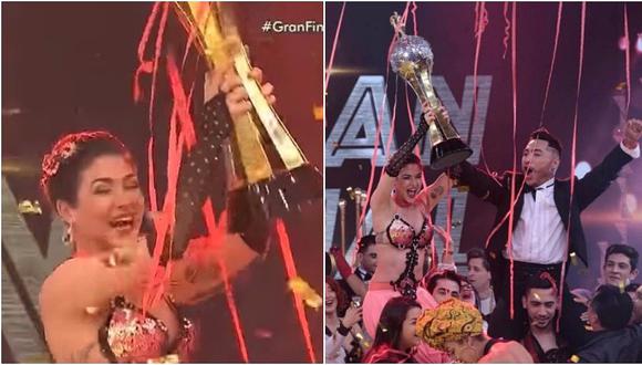 ​El Gran Show: Anahí de Cárdenas alzó la copa de la gran final del reality (VIDEO)