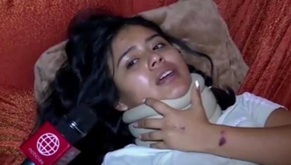 Habla mujer que resultó herida en choque. Foto: América Noticias