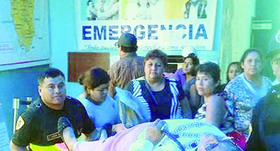 Chimbote: Anciana sufre aparatosa caída en banco Interbank | EDICION