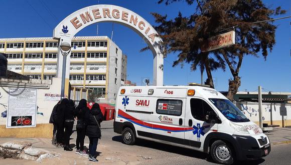 Hospital Hipólito Unanue de Tacna se mantiene en alerta en la lucha contra la pandemia. (Foto: Archivo GEC)