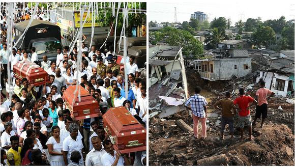Sri Lanka: ​30 muertos y 11 desaparecidos por derrumbe de montaña de basura (VIDEO)