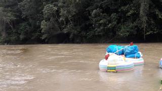 Ingenieros desaparecen en el río Inambari, en Puno