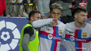 Barcelona vs. Osasuna: Raphinha convirtió el 2-1 en el partido de LaLiga (VIDEO)