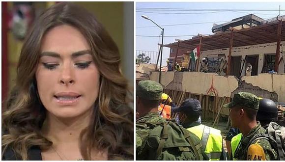 Conductora mexicana anunció lamentable pérdida en colegio derrumbado tras sismo (VIDEO)