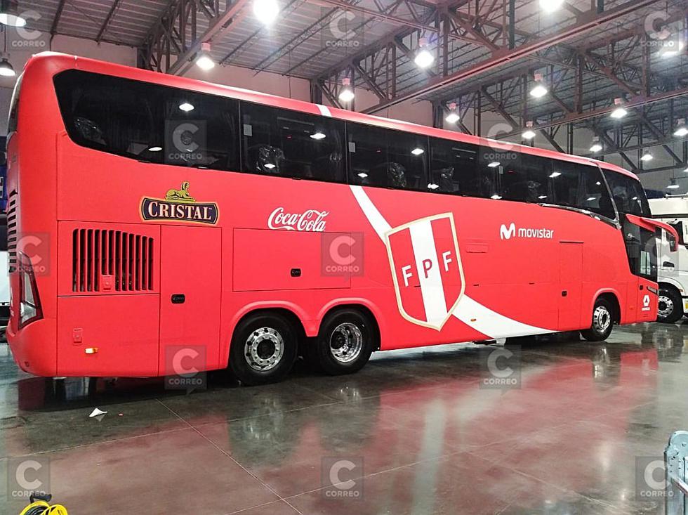 Selección peruana: conoce el moderno bus que trasladará a la Blanquirroja (FOTOS)