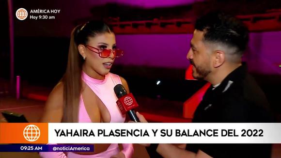 Yahaira Plasencia and her balance of 2022