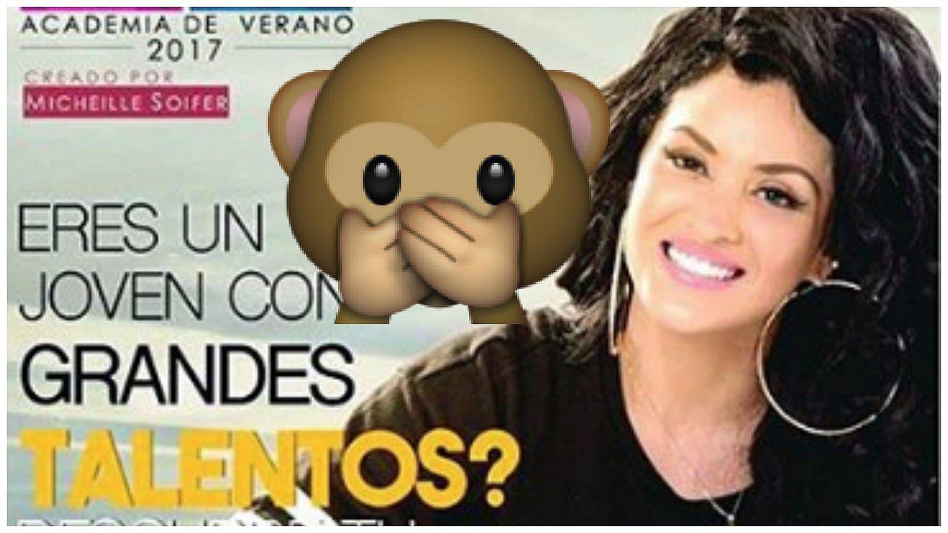 Michelle Soifer lanzó escuela de talentos pero este error es imperdonable