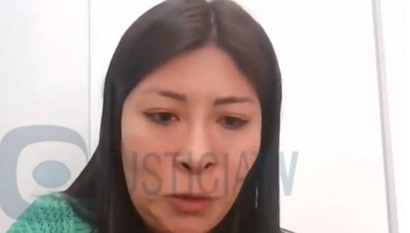 Betssy Chávez llora y suplica al juez por libertad. (Captura TV)