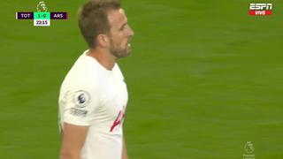 Gol de Tottenham: Harry Kane anota el 1-0 sobre Arsenal por la Premier League