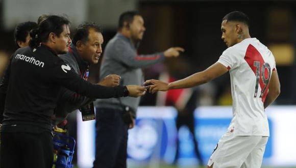 Bryan Reyna expresó su emoción por su primer gol con Perú. (Foto: Daniel Apuy / GEC)