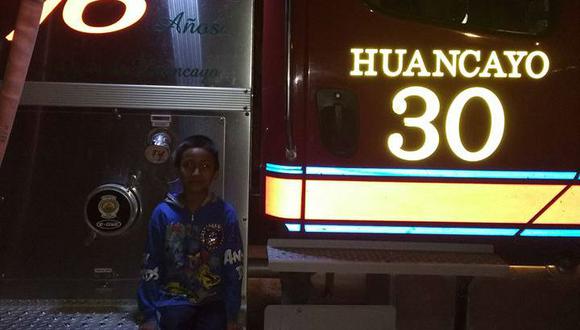 Huancayo: Sepa por qué este niño se convirtió en un "héroe" para los bomberos